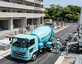 生コンクリートの配達・販売